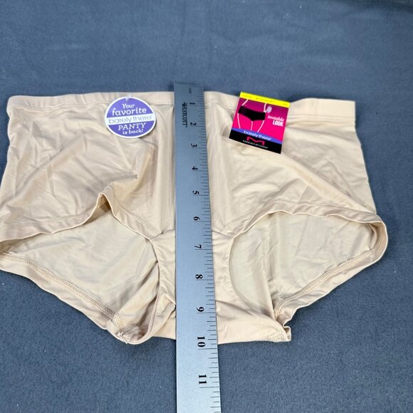 Maidenform Womens Size Medium 6 Panty Boyshort Barely There Beige New - Picture 8 of 9